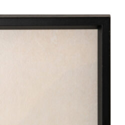 Wanddecoratie Euphoria brown left in interieur, beige en bruin, handgemaakt