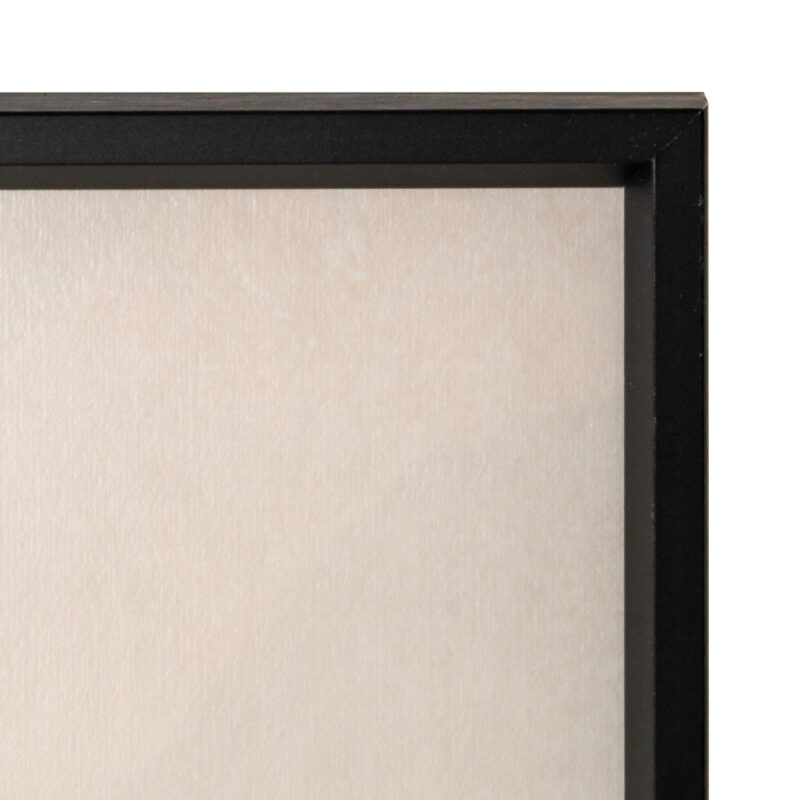 Wanddecoratie Euphoria brown left in interieur, beige en bruin, handgemaakt