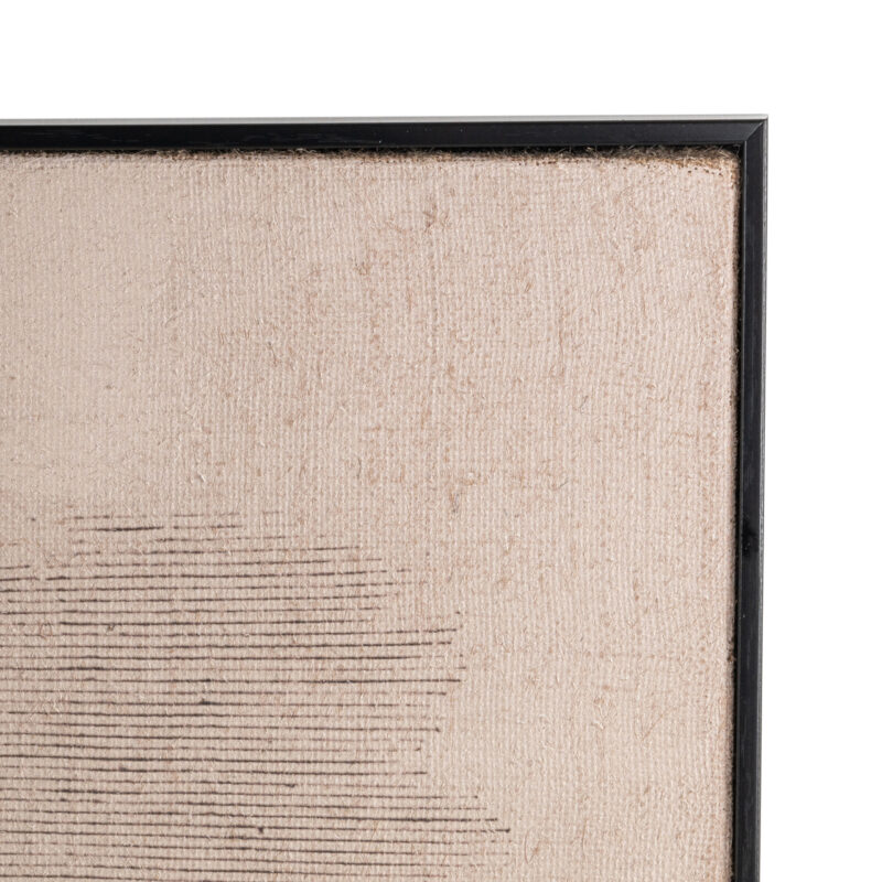 Wanddecoratie Rhapsody drieluik in aards interieur met natuurlijke bruine tinten