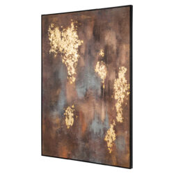 Textuur van wanddecoratie Golden Gleam