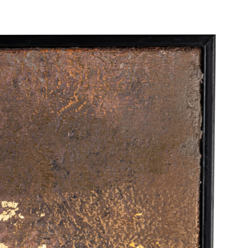 Wanddecoratie Golden Gleam vanaf zijde