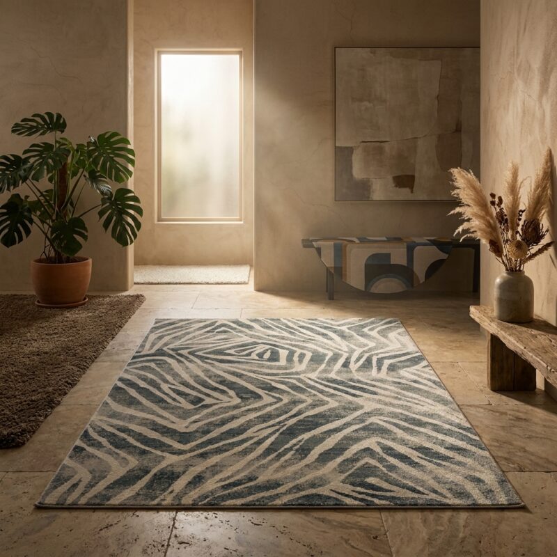 Abol 4299 Teppich 160 x 230 cm aus Heatset-Polypropylen mit 11 mm Florhöhe