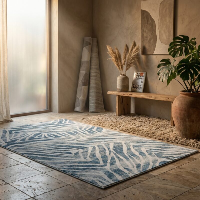 Abol 4299 Teppich 200 x 290 cm aus Heatset-Polypropylen mit 11 mm Florhöhe