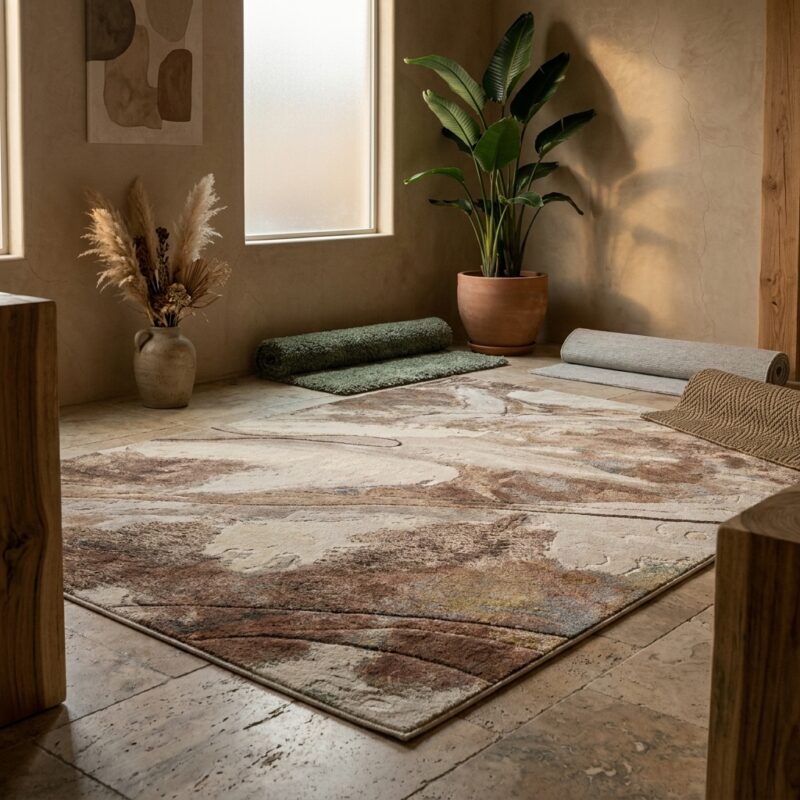 Acampo 7270 karpet 240x330 in polypropyleen heatset met zachte poolhoogte