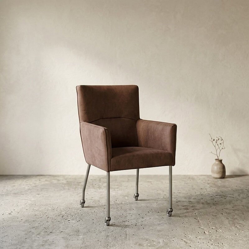 Mokana Meubelen - Moderne bank met metalen poten en zachte bekleding, perfect voor een stijlvolle en comfortabele zithoek.