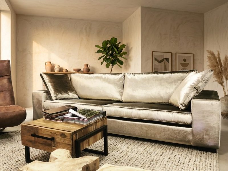Bank Alvana velours, sfeerimpressie