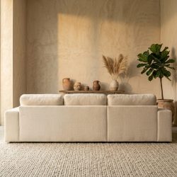 Bank Santos niagara beige 2,5-seater + lounge left, hoofdfoto