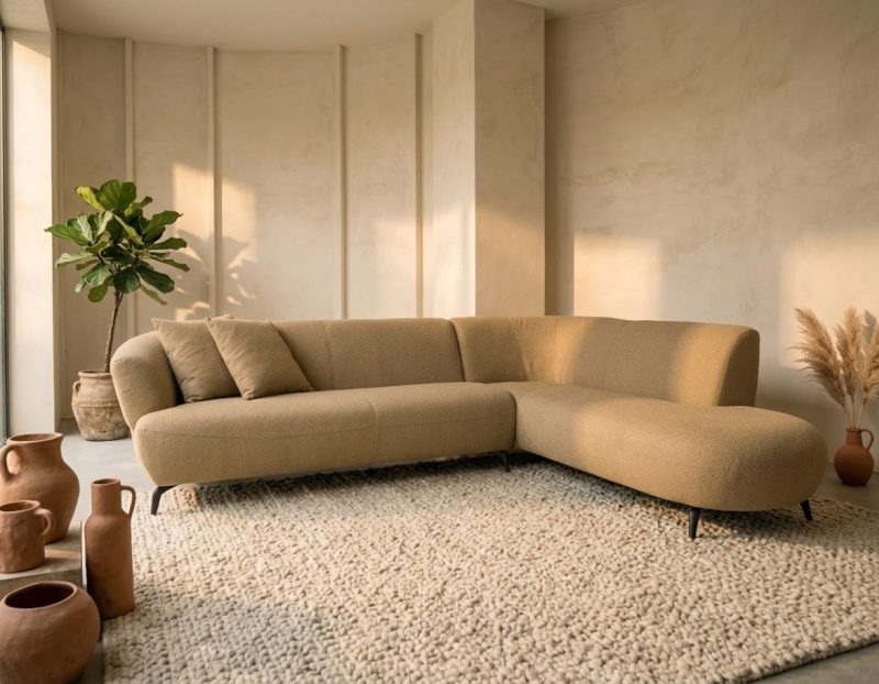 Bank Tosca leder, van Zitform, sfeerimpressie