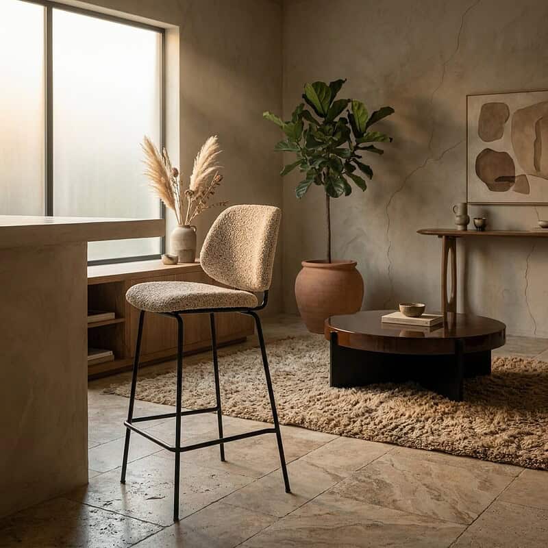 Barstoel Jon - beige Maywood