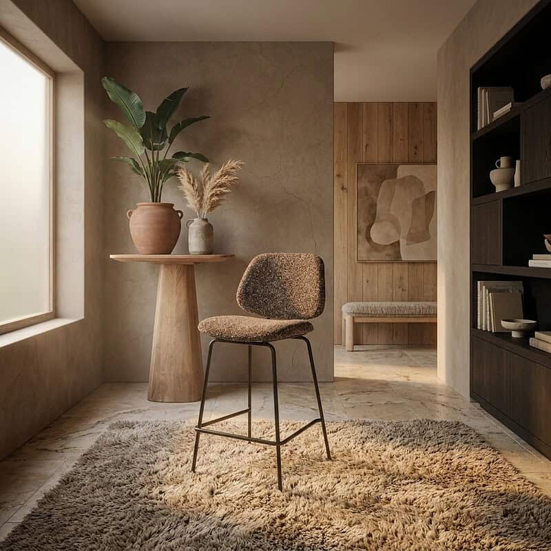 Barstoel Jon - taupe Maywood