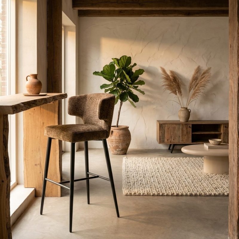 Barhocker Taylor Brandy Fusion, feuerhemmend, Hauptfoto