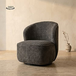 Moderne Mokana lounge stoel met comfortabele bekleding en ronde vormen, perfect voor een stijlvolle en gezellige zithoek.