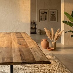 Baumstammtisch Boston Natur-Mangoholz 220 cm, Hauptfoto