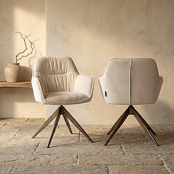 Moderne beige Esszimmerstühle mit Holzbeinen, bequem und stilvoll, perfekt für ein modernes Esszimmer oder Wohnzimmer.