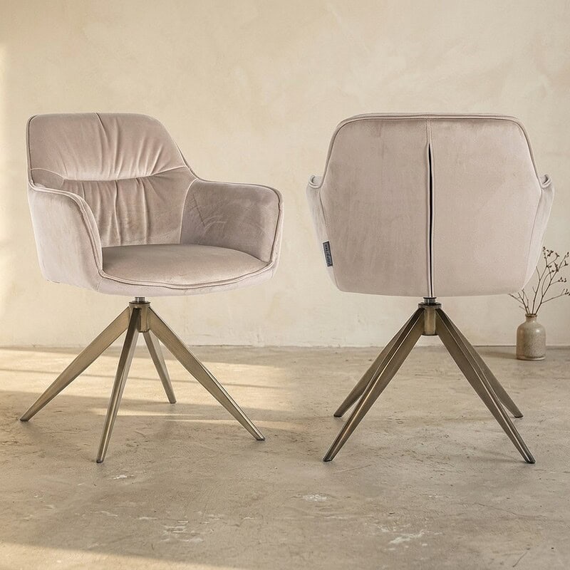 Mokana Meubelen – Moderne velvet eetkamerstoelen