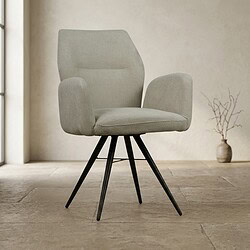 Moderne Mokana designstoel met comfortabele bekleding en zwarte houten poten, perfect voor een stijlvolle woonkamer of kantoorruimte.
