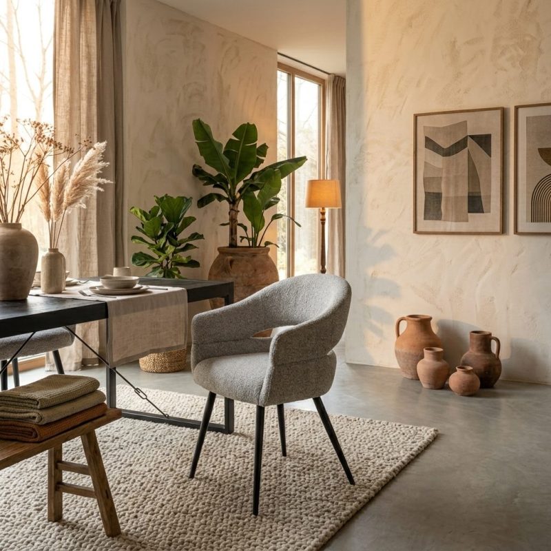 Esszimmerstuhl Megan Bisque Oasis von Livingfurn, Hauptfoto