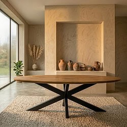 Eettafel Brandy | 180 cm | Ovaal, hoofdfoto