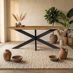 Eettafel Brandy | 210 cm | Ovaal, hoofdfoto