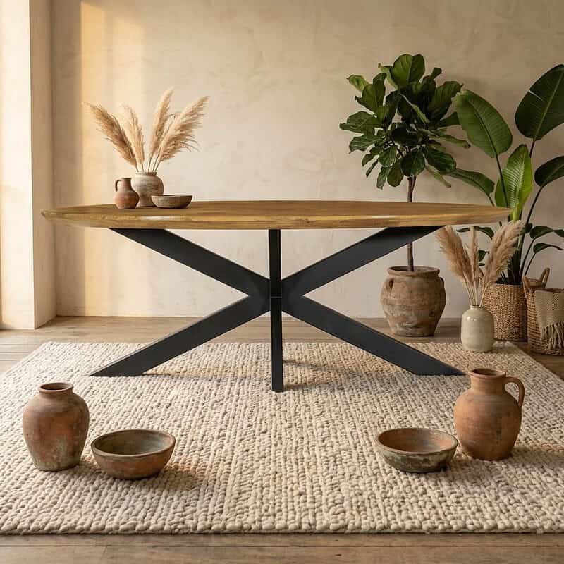Eettafel Brandy | 210 cm | Ovaal, hoofdfoto