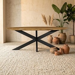 Eettafel Brandy | 300 cm | Ovaal, hoofdfoto