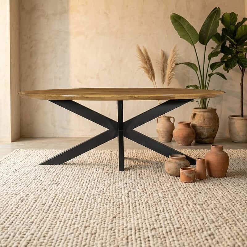 Eettafel Brandy | 300 cm | Ovaal, hoofdfoto