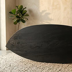 Eettafel Brandy Black | 240 cm | Ovaal, hoofdfoto