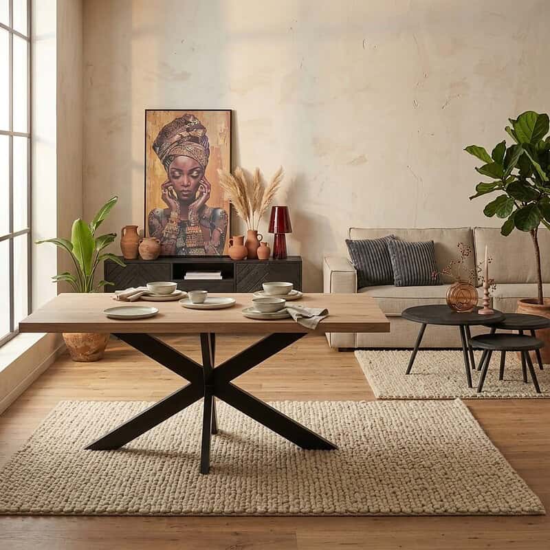 Eettafel Dakota | 180 cm | Rechthoek, hoofdfoto