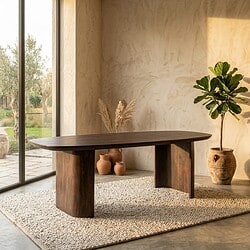 Eettafel Maré Brown | 200 cm, hoofdfoto