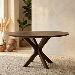 Eettafel Tycho 150x77 cm - lichtbruin, hoofdfoto