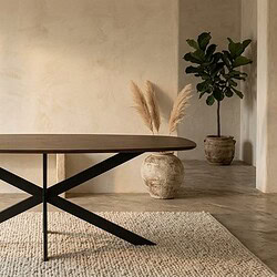 Eiken eettafel Ferris | Deens Ovaal 240 cm | Brown, hoofdfoto