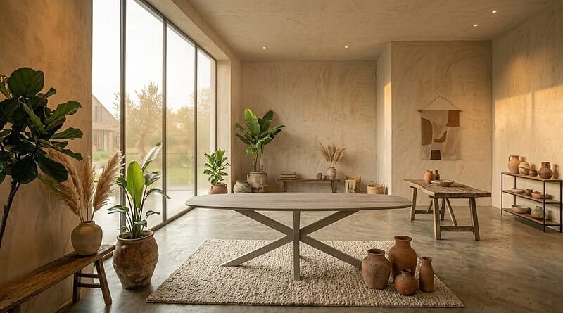 Eiken eettafel Ferris | Deens Ovaal 280 cm | Naturel | Poot Sand, hoofdfoto