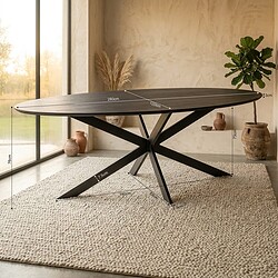 Eiken eettafel Ferris | Ovaal 280 cm | Naturel, hoofdfoto