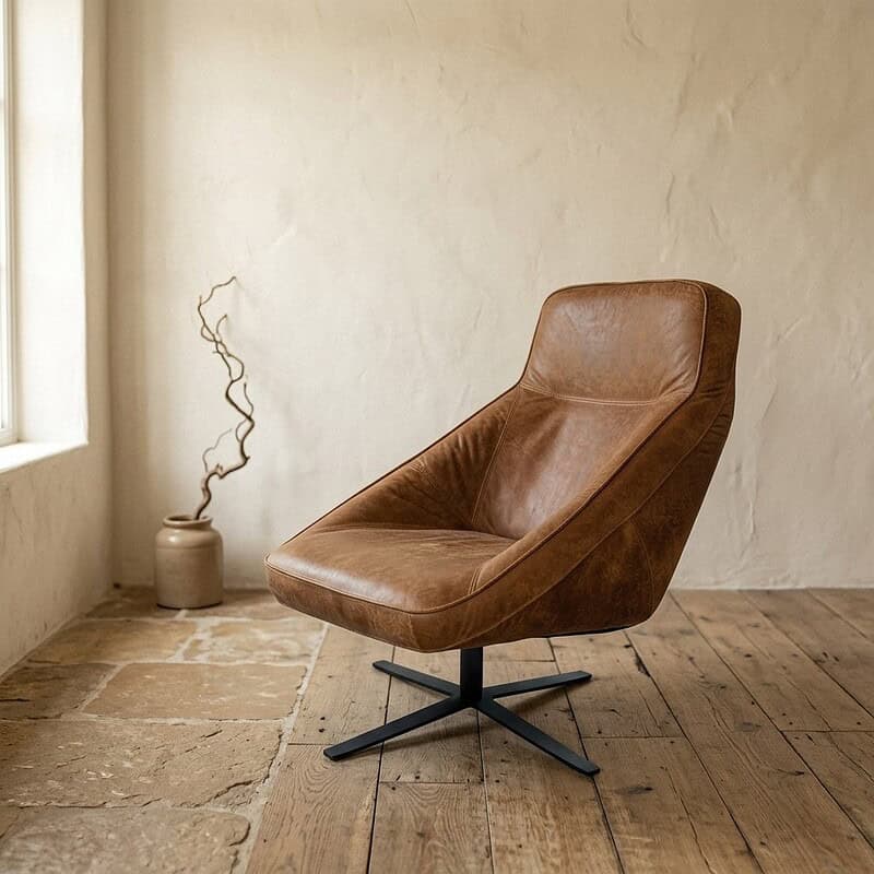 Leren fauteuil Mokana meubelen Luxuriöser Ledersessel von Mokana Möbel, perfekt für eine stilvolle und bequeme Sitzecke in deinem Wohnzimmer oder Büro. Aus hochwertigem Leder gefertigt und mit modernem Design.