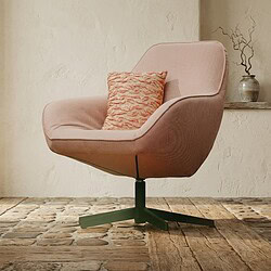Luxe Mokana lounge stoel met zachte bekleding en moderne uitstraling, perfect voor een stijlvolle en comfortabele zithoek in huis.
