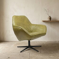 Mokana Meubelen - Moderne Groene Lounge Stoel Moderner grüner Loungesessel von Mokana Meubelen mit bequemer Polsterung und stilvollem Design, perfekt für ein modernes Wohnzimmer oder Büro.