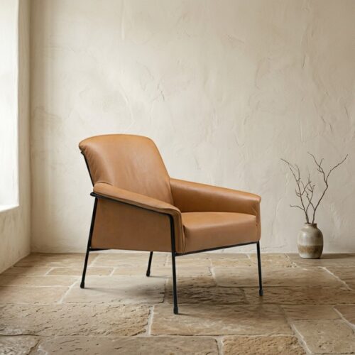 Fauteuil Lyon, in wabi-sabi sfeer