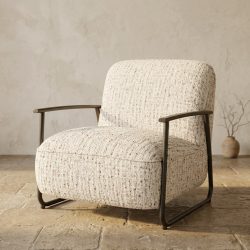 Fauteuil Norel - beige Vive, in wabi-sabi sfeer