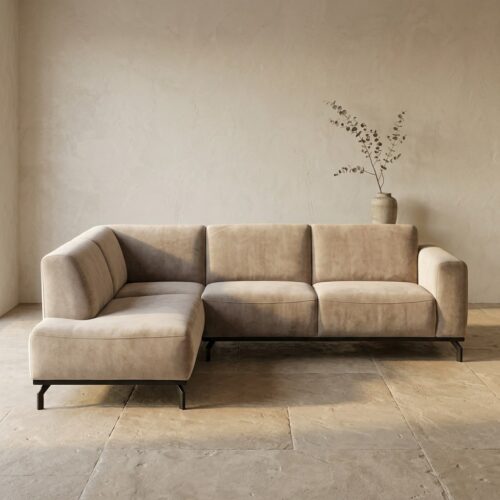 Ecksofa Avola Aphrodite 06, im Wabi-Sabi-Stil