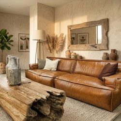 Hoekbank Le Noir | Ribstof, van Easy Sofa, sfeerimpressie