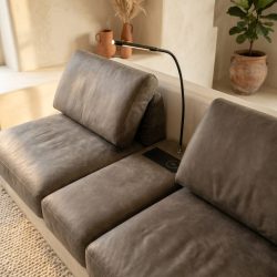 Hoekbank Libretta leder, sfeerimpressie