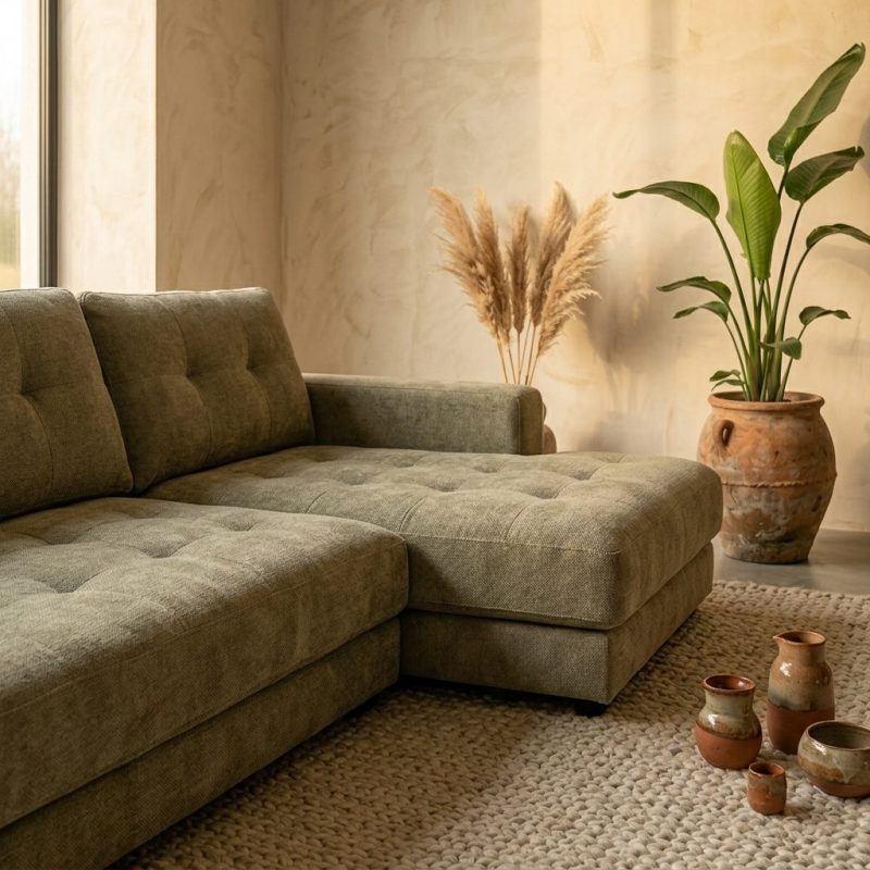 Hoekbank Oreo Rebel, van Pepp Interiors, sfeerimpressie
