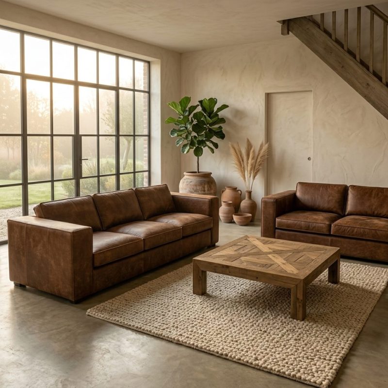 Hoekbank Sassari Walnut, sfeerimpressie