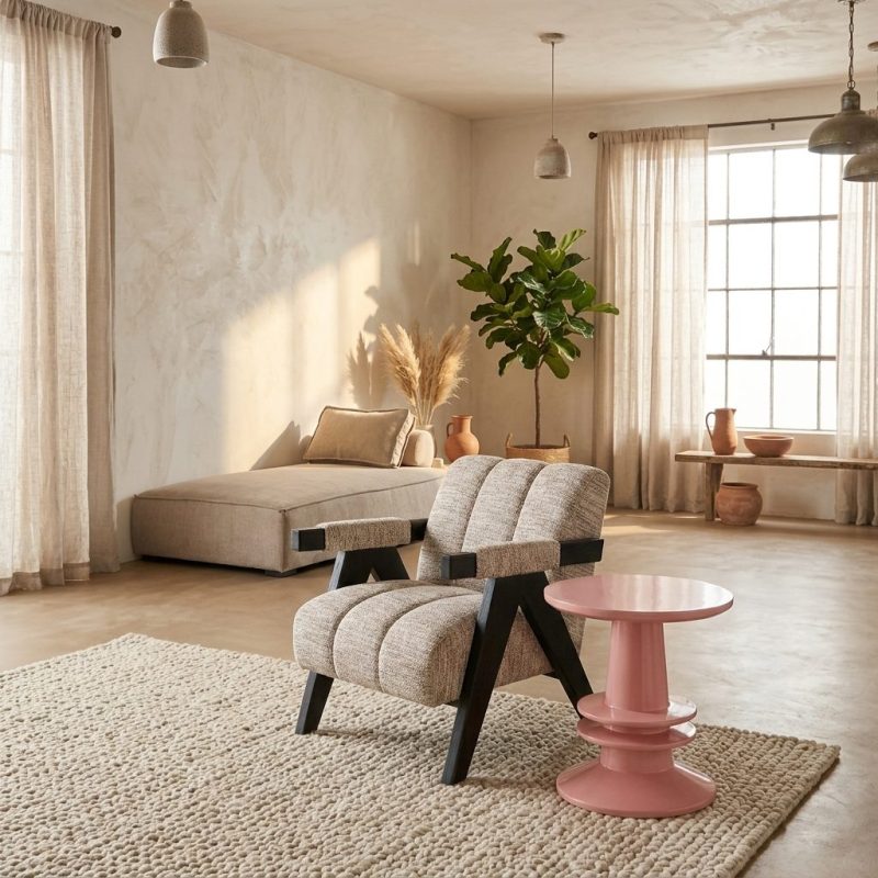 Lounge stoel Clover trendy nature, sfeerimpressie