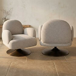 Houten lounge stoelen met zachte bekleding
