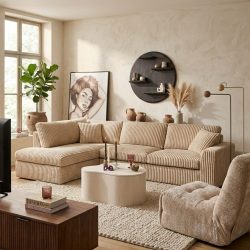 MySofa Teddy | Divan Links + 2,5 zits | Beige, hoofdfoto