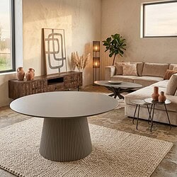 Ovaler Esstisch Solana Sand Mangoholz 210 cm, Hauptfoto