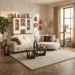 Prescot 2 5-AR + Chaise L - Sahara 120 sand, sfeerimpressie
