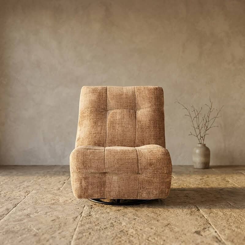 Bank fauteuil in een minimalistisch interieur – Mokana Meubelen