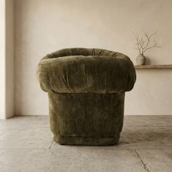 Stool Nook - green, in wabi-sabi sfeer